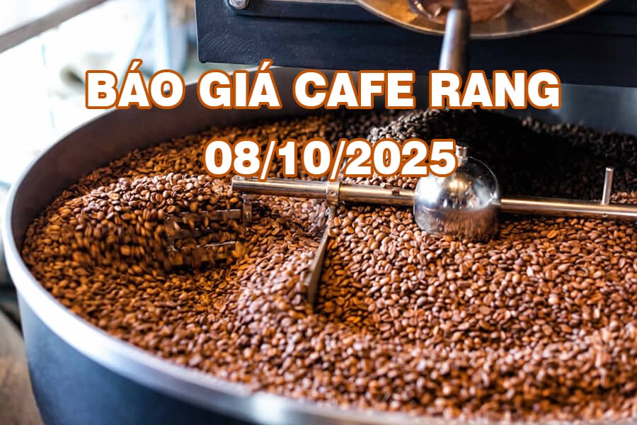 Giá cà phê rang xay 08/10/2025: Robusta giảm, Arabica bật tăng – Thị trường đảo chiều mạnh mẽ